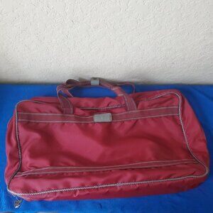 Maroon & Gray Gloria Vanderbilt Lightweight Travel Luggage
